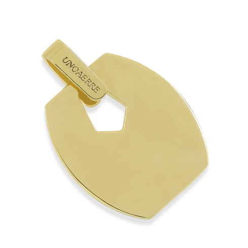 PENDENTE CON MEDAGLIETTA DORATA 2544